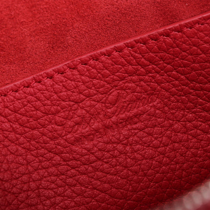 NANO SMILE BAG 18 IN CRIMSON RED CALFSKIN