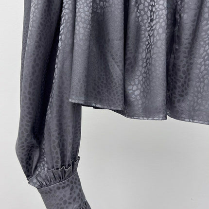 CHLOE 26S CROPPED PRINTED SHIRT STYLE 134