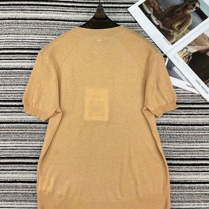 CHANEL 26S SHORT-SLEEVE KNIT TOP 896