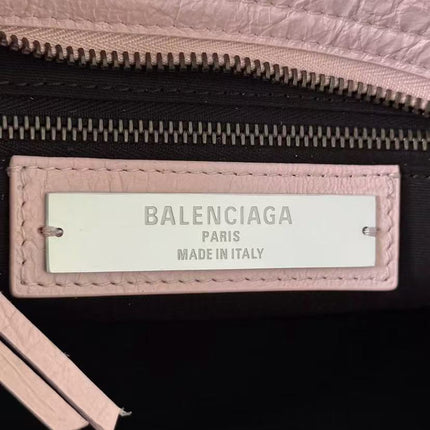 BALENCIAGA 26S LE CITY BAG SMALL 30 IN LIGHT PINK CALFSKIN