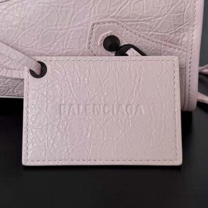BALENCIAGA 26S LE CITY BAG SMALL 30 IN LIGHT PINK CALFSKIN