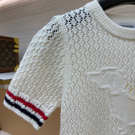 THOM 26S SHORT-SLEEVED KNIT TOP STYLE 156