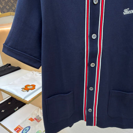 GUCCI 26S KNIT POLO CARDIGAN 293