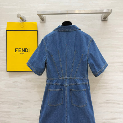 FENDI 26S DENIM DRESS 408