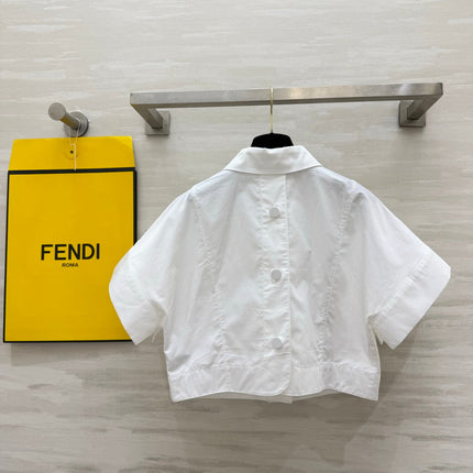FENDI 26S CROPPED SHIRT 385