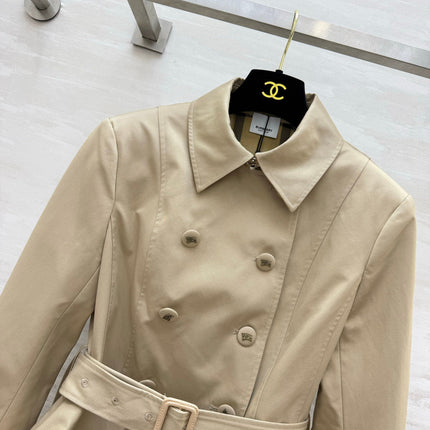 BURBERRY 26S PEPLUM TRENCH JACKET 526
