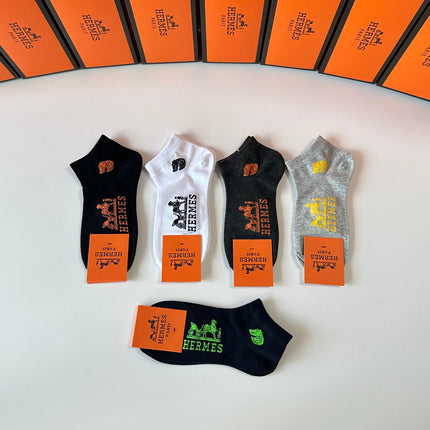 HERMES 26S ANKLE SOCKS 144066 (1 BOX)