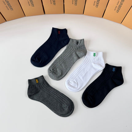BURBERRY 26S ANKLE SOCKS 296472 (1 BOX)