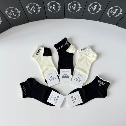 PRADA 26S ANKLE SOCKS 421147 (1 BOX)