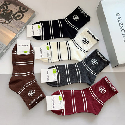 BALENCIAGA 26S ANKLE SOCKS 558895 (1 BOX)