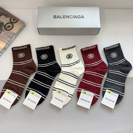 BALENCIAGA 26S ANKLE SOCKS 558895 (1 BOX)