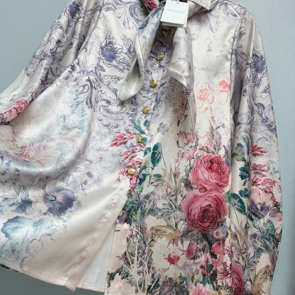 ZIMMERMANN 26S SHIRT AND LONG PANTS SET STYLE 31