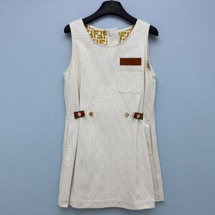 FENDI 26S SLEEVELESS DRESS 438