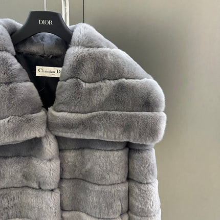 DIOR 25S RABBIT FUR JACKET 739