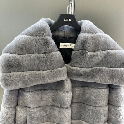 DIOR 25S RABBIT FUR JACKET 739