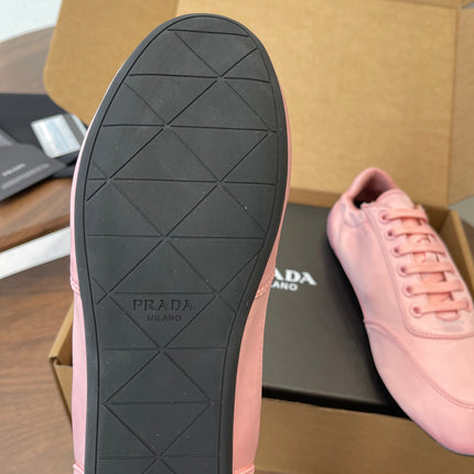 PRADA 25S SNEAKER IN PINK SILK