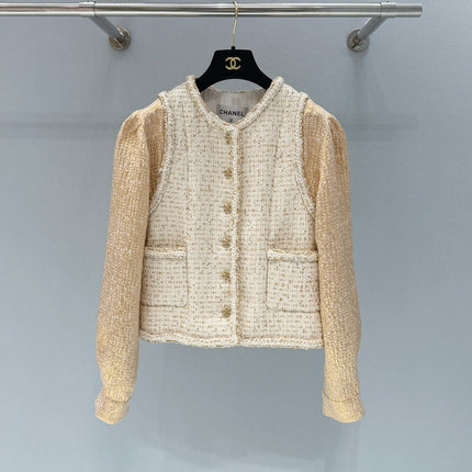 CHANEL 26S TWEED WOOL COAT 893