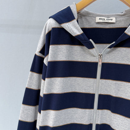 MIUMIU 26S ZIP UP HOODIE 898