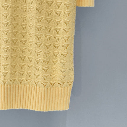 MIUMIU 26S KNITTED POLO SHIRT 882
