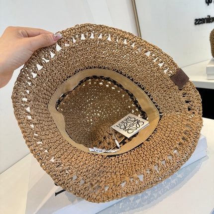 LOEWE 26S RAFFIA BUCKET HAT STYLE 206