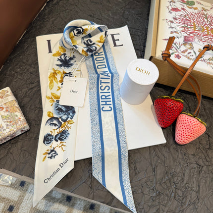 DIOR 26S SCARF 100CM IN SILK 309535
