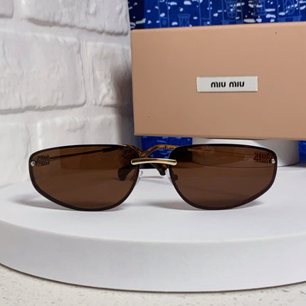 MIUMIU 26S RECTANGULAR FRAME IN METAL 426398