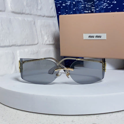 MIUMIU 26S SHIELD FRAME IN METAL 436116