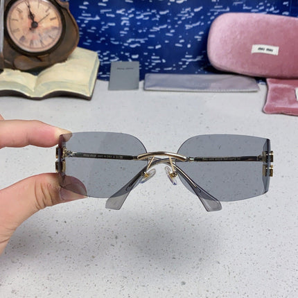 MIUMIU 26S SHIELD FRAME IN METAL 436116