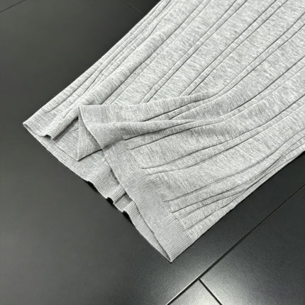 PRADA 26S SHORT-SLEEVE RIBBED KNIT TOP 1149