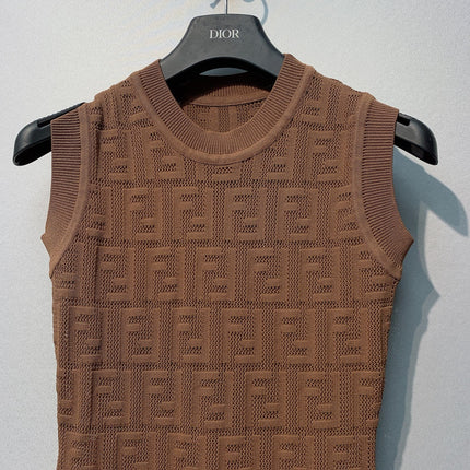 FENDI 26S SLEEVELESS DRESS 458