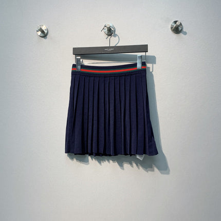 GUCCI 26S PLEATED KNIT MINI SKIRT 566