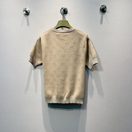 GUCCI 26S SHORT SLEEVE KNIT T-SHIRT 312