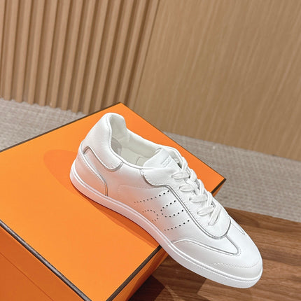 HM 26S GET SNEAKERS IN WHITE CALFSKIN