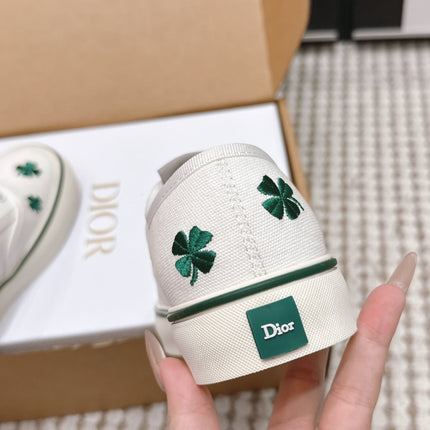 DIOR 26S SALTWIND SNEAKER IN WHITE FABRIC STYLE 2