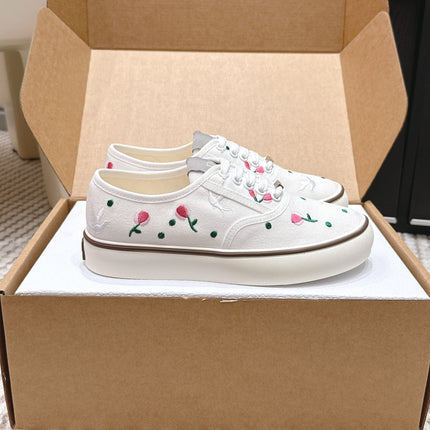 DIOR 26S SALTWIND SNEAKER IN WHITE FABRIC STYLE 1