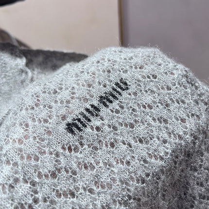 MIUMIU 26S ZIP-UP CARDIGAN 1545
