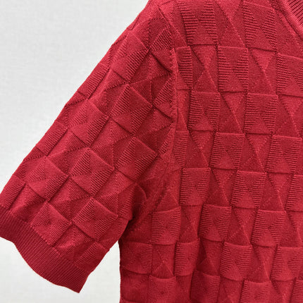 HERMES 26S SHORT SLEEVE SWEATER 547