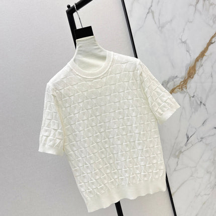HERMES 26S SHORT SLEEVE SWEATER 544