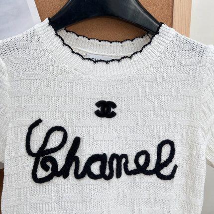 CHANEL 26S SHORT-SLEEVE KNIT TOP STYLE 1148