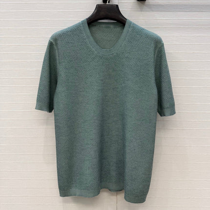 CHLOE 26S SHORT-SLEEVE KNIT TOP STYLE 136