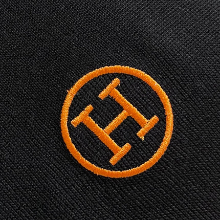 HERMES 26S SHORT-SLEEVE KNIT POLO TOP 670
