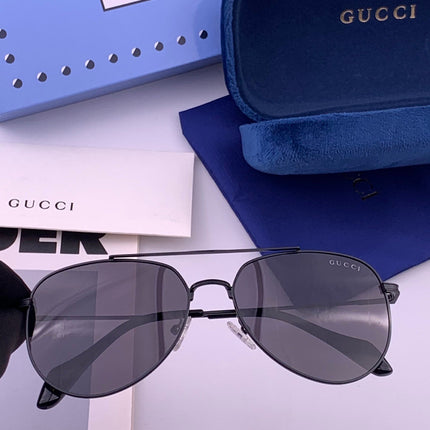 GUCCI 26S AVIATOR FRAME IN METAL 424701
