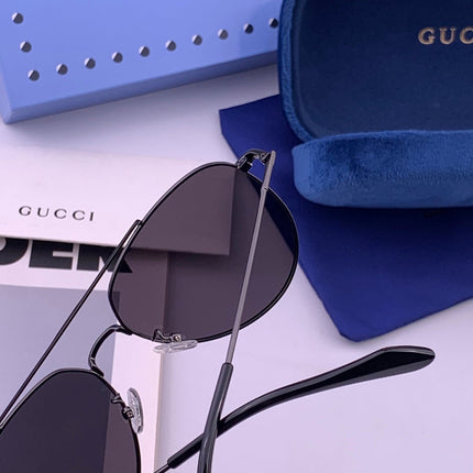 GUCCI 26S AVIATOR FRAME IN METAL 424703