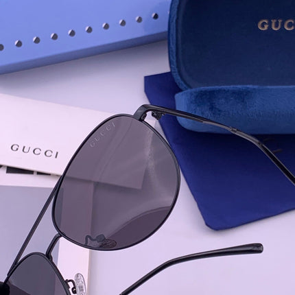 GUCCI 26S AVIATOR FRAME IN METAL 424705