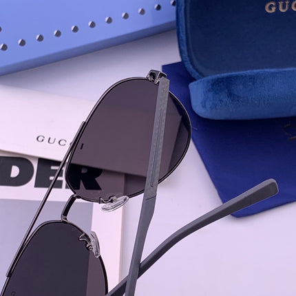 GUCCI 26S AVIATOR FRAME IN METAL 424712