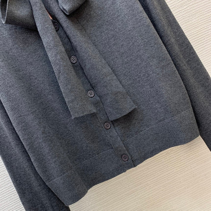 MIUMIU 26S CARDIGAN WITH BOW 1515