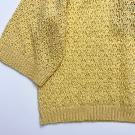 VALENTINO 26S SHORT-SLEEVE KNIT SWEATER 334