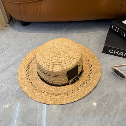 LOEWE 26S STRAW BELTED SUN HAT STYLE 183