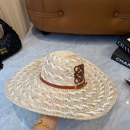 LOEWE 26S WIDE BRIM STRAW SUN HAT STYLE 068