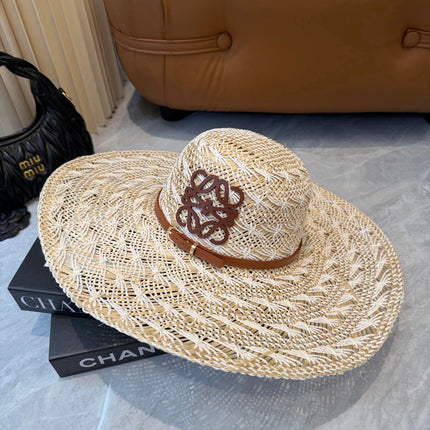 LOEWE 26S WIDE BRIM STRAW SUN HAT STYLE 068